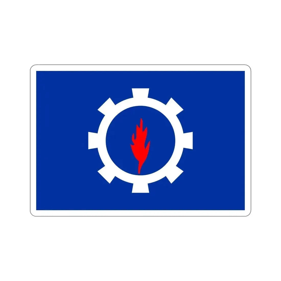 Flag of the Suez Governorate Egypt STICKER Vinyl Die-Cut Decal 6 Inch - The Sticker Space
