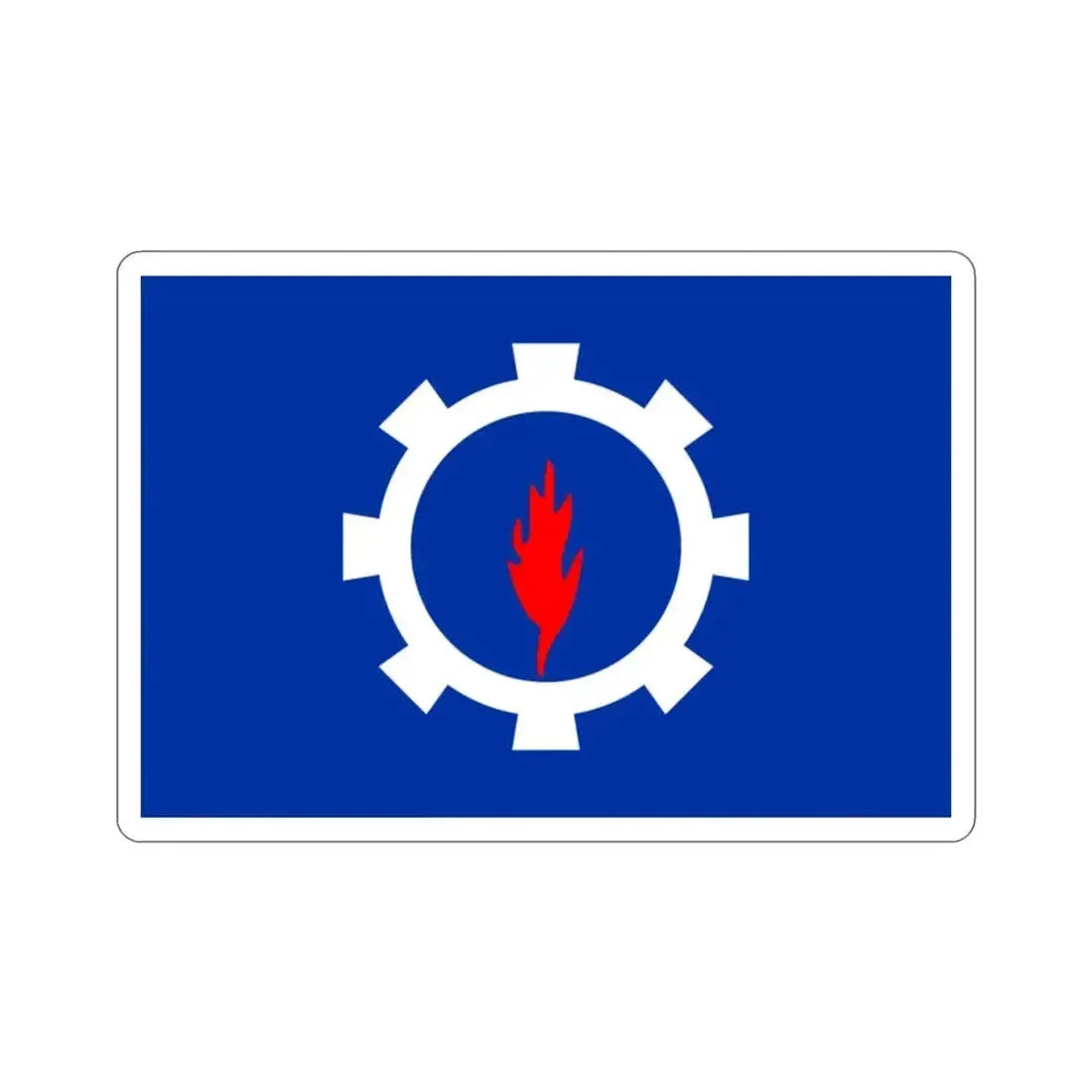 Flag of the Suez Governorate Egypt STICKER Vinyl Die-Cut Decal - The Sticker Space