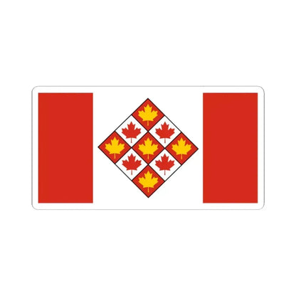 Flag of the Supreme Court of Canada (Canada) STICKER Vinyl Kiss-Cut Decal 2 Inch White - The Sticker Space