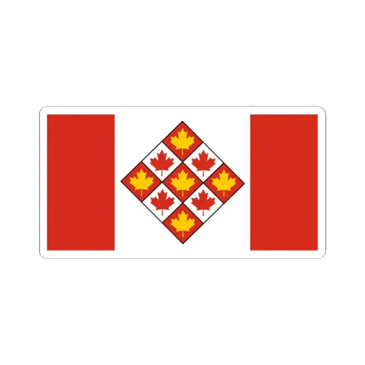 Flag of the Supreme Court of Canada (Canada) STICKER Vinyl Kiss-Cut Decal 2 Inch White - The Sticker Space