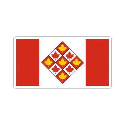 Flag of the Supreme Court of Canada (Canada) STICKER Vinyl Kiss-Cut Decal 3 Inch White - The Sticker Space