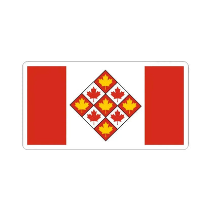 Flag of the Supreme Court of Canada (Canada) STICKER Vinyl Kiss-Cut Decal 4 Inch White - The Sticker Space