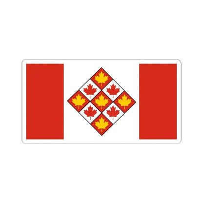 Flag of the Supreme Court of Canada (Canada) STICKER Vinyl Kiss-Cut Decal 6 Inch White - The Sticker Space