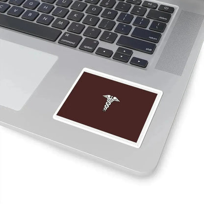 Flag of the Surgeon General of the United States Army with fringe (United States) STICKER Vinyl Kiss-Cut Decal - The Sticker Space