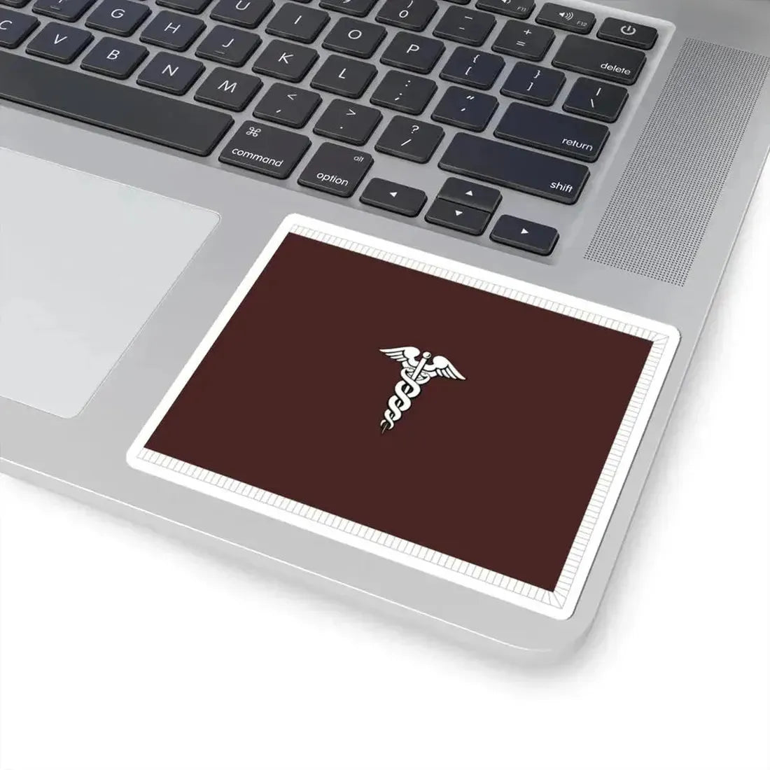 Flag of the Surgeon General of the United States Army with fringe (United States) STICKER Vinyl Kiss-Cut Decal - The Sticker Space