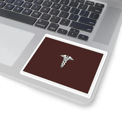 Flag of the Surgeon General of the United States Army with fringe (United States) STICKER Vinyl Kiss-Cut Decal - The Sticker Space