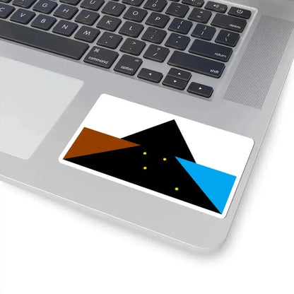 Flag of the Tehuelche People (Argentina) STICKER Vinyl Kiss-Cut Decal - The Sticker Space