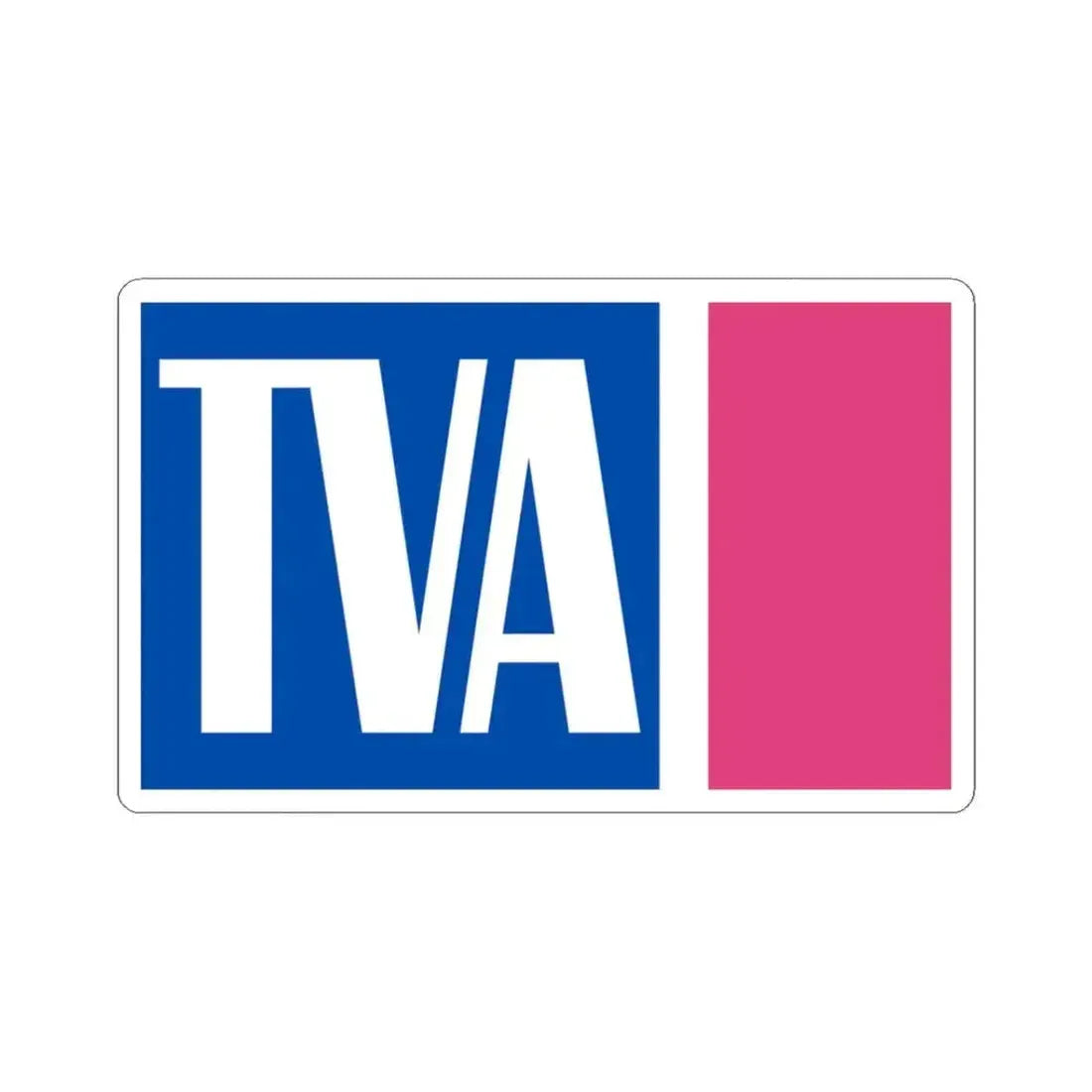 Flag of the Tennessee Valley Authority (United States) STICKER Vinyl Kiss-Cut Decal 3 Inch White - The Sticker Space