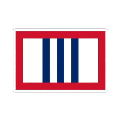 Flag of the Third Liberty Loan of 1918 (United States) STICKER Vinyl Kiss-Cut Decal 6 Inch White - The Sticker Space