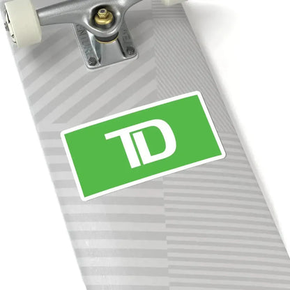 Flag of the Toronto-Dominion Bank (Canada) STICKER Vinyl Kiss-Cut Decal - The Sticker Space
