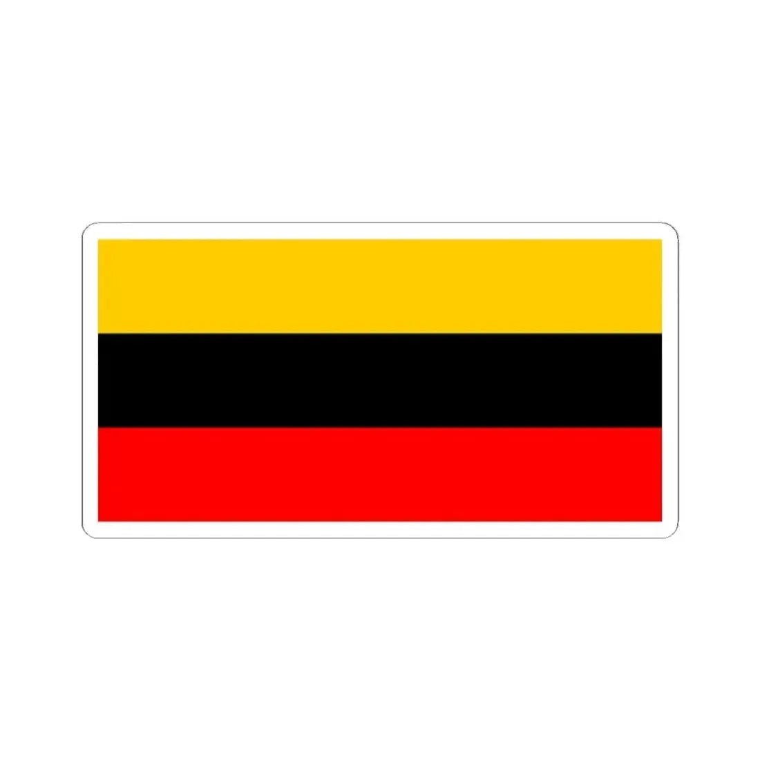 Flag of the Transcaucasian Federation (Armenia) STICKER Vinyl Kiss-Cut Decal 2 Inch White - The Sticker Space