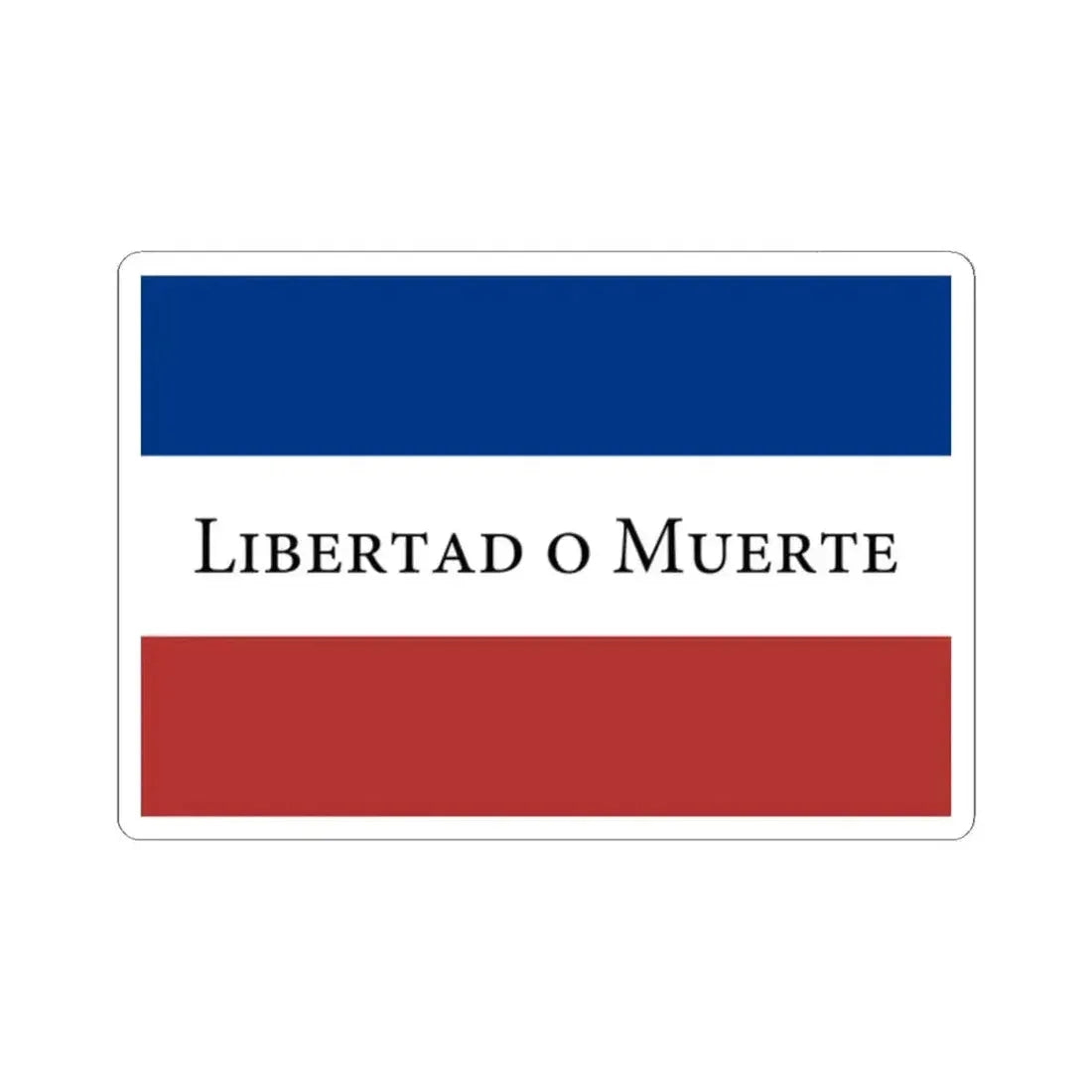 Flag of the Treinta y Tres (Argentina) STICKER Vinyl Kiss-Cut Decal 2 Inch White - The Sticker Space