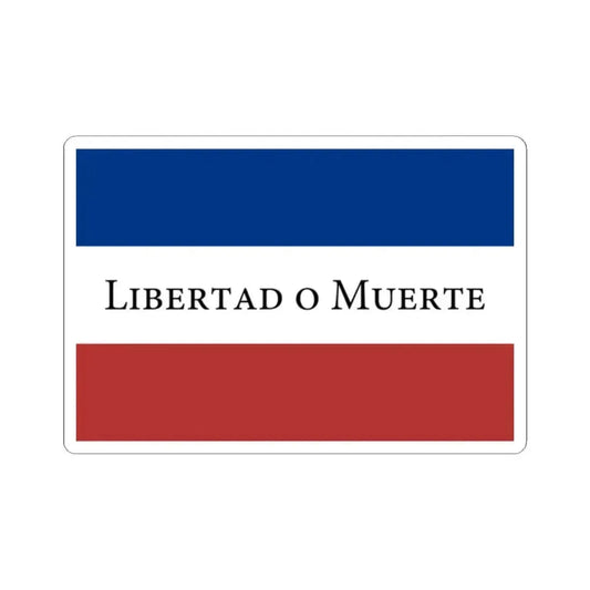 Flag of the Treinta y Tres (Argentina) STICKER Vinyl Kiss-Cut Decal 2 Inch White - The Sticker Space