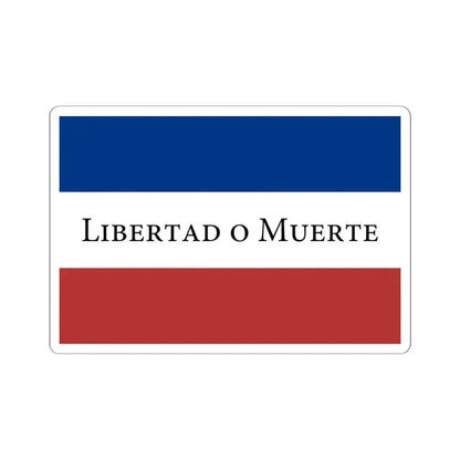 Flag of the Treinta y Tres (Argentina) STICKER Vinyl Kiss-Cut Decal 6 Inch White - The Sticker Space