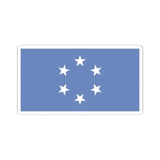 Flag of the Trust Territory of the Pacific Islands (United States) STICKER Vinyl Kiss-Cut Decal 2 Inch White - The Sticker Space