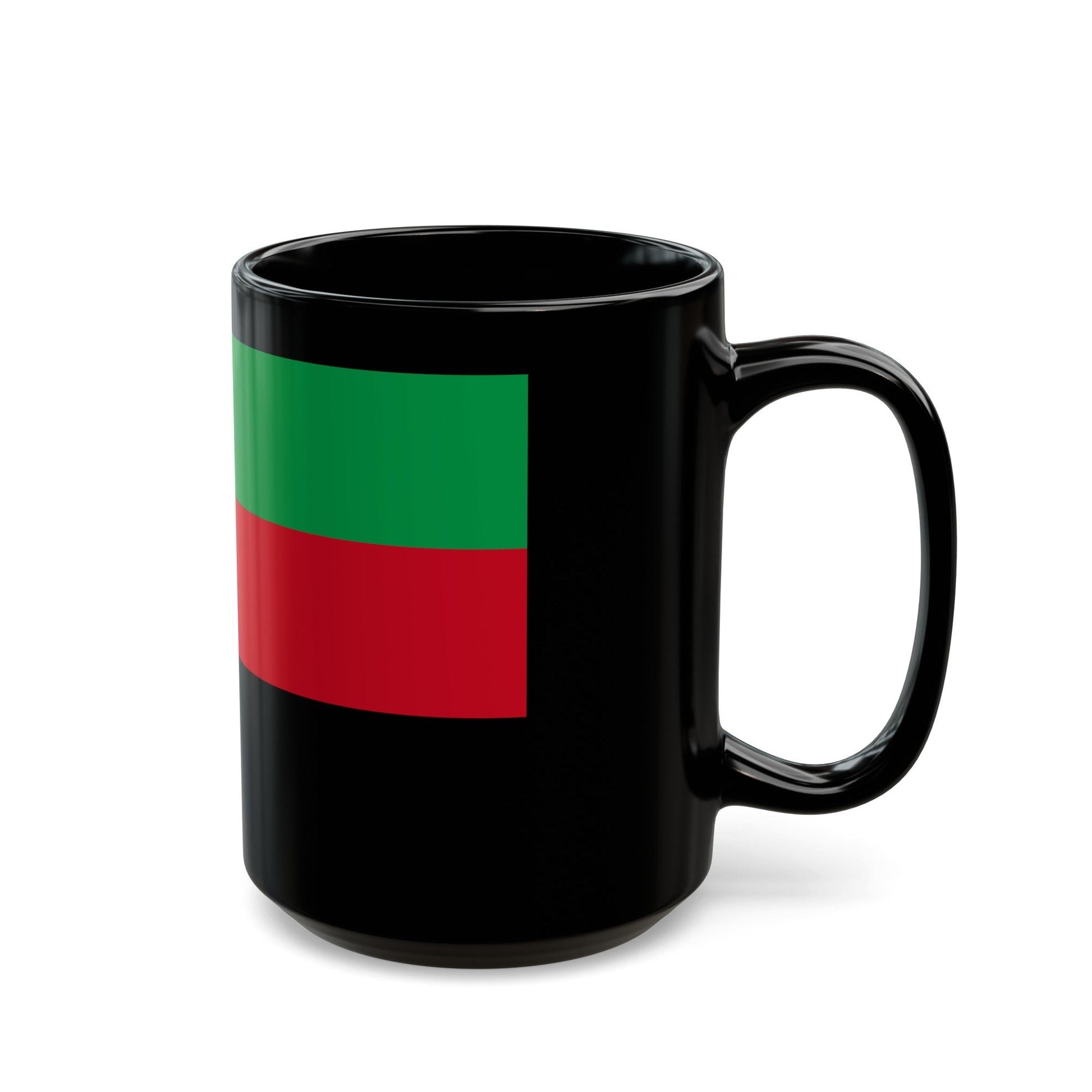 Flag of The Tuareg people Flag of Azawad - Black Coffee Mug-The Sticker Space