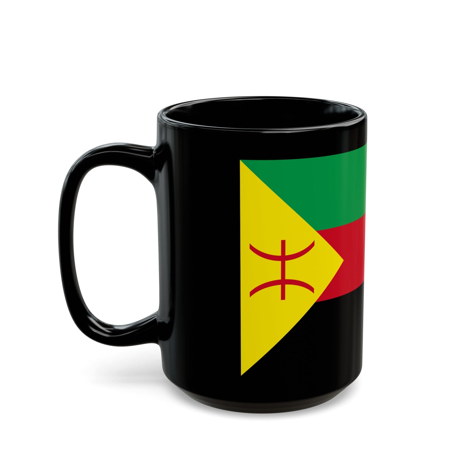 Flag of The Tuareg people Flag of Azawad - Black Coffee Mug-The Sticker Space