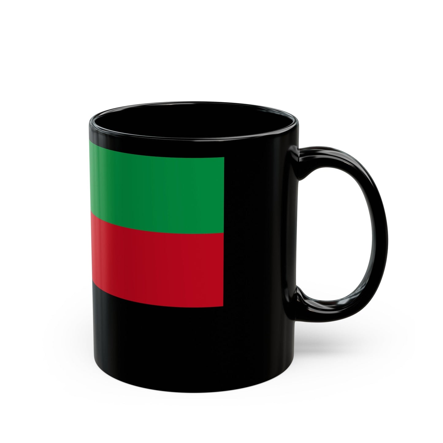 Flag of The Tuareg people Flag of Azawad - Black Coffee Mug-The Sticker Space