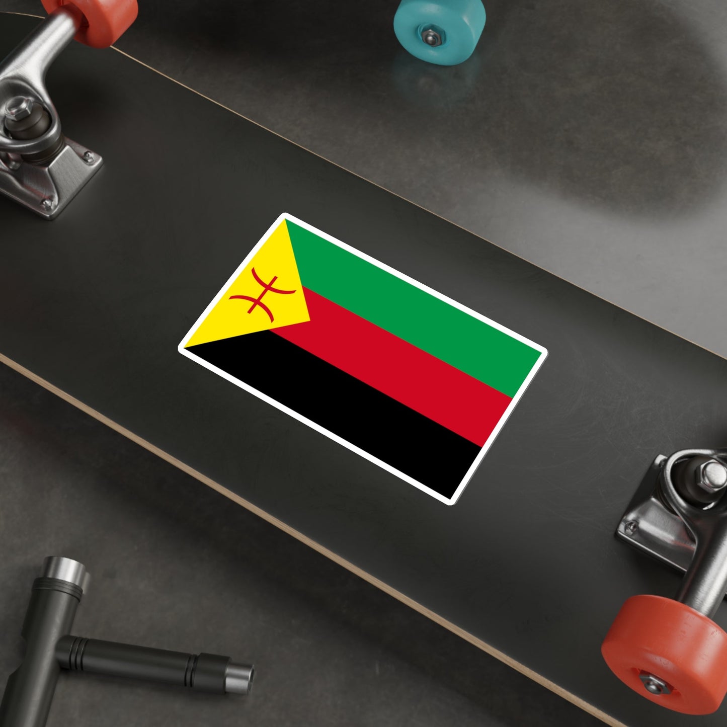 Flag of The Tuareg people Flag of Azawad STICKER Vinyl Die-Cut Decal-The Sticker Space