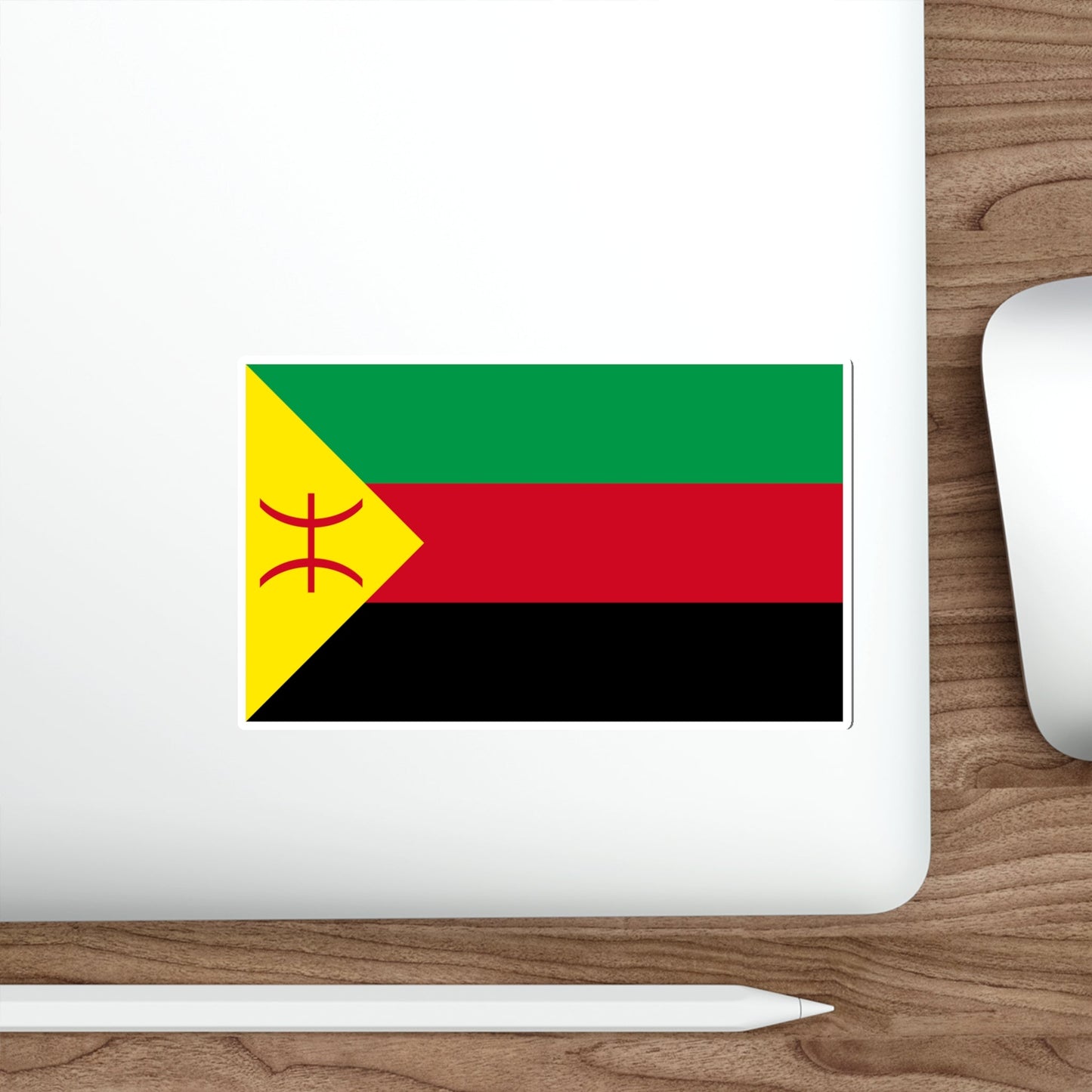 Flag of The Tuareg people Flag of Azawad STICKER Vinyl Die-Cut Decal-The Sticker Space