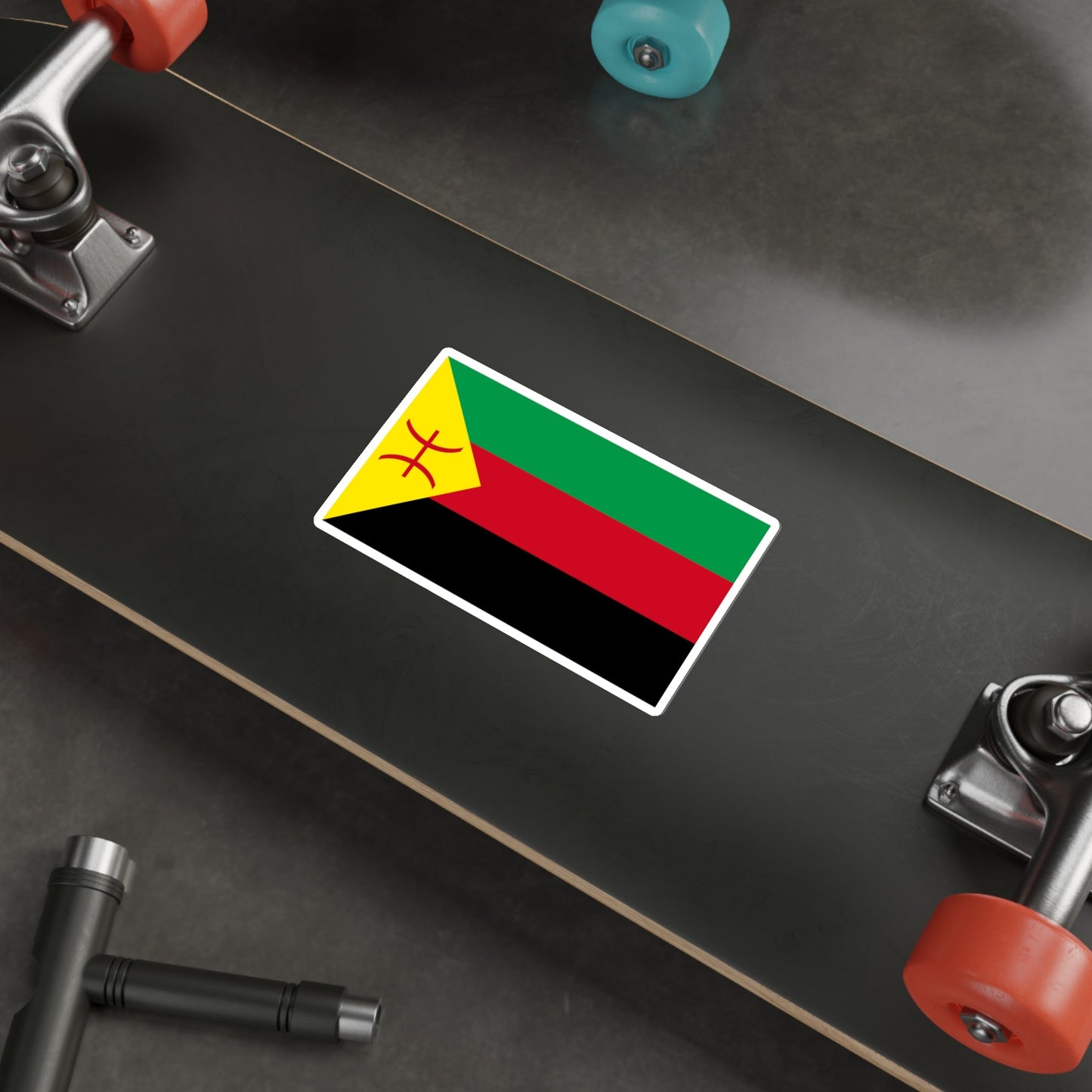 Flag of The Tuareg people Flag of Azawad STICKER Vinyl Die-Cut Decal-The Sticker Space