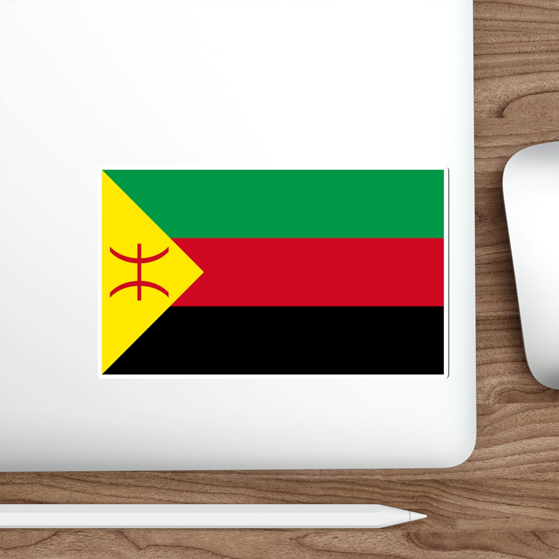 Flag of The Tuareg people Flag of Azawad STICKER Vinyl Die-Cut Decal-The Sticker Space