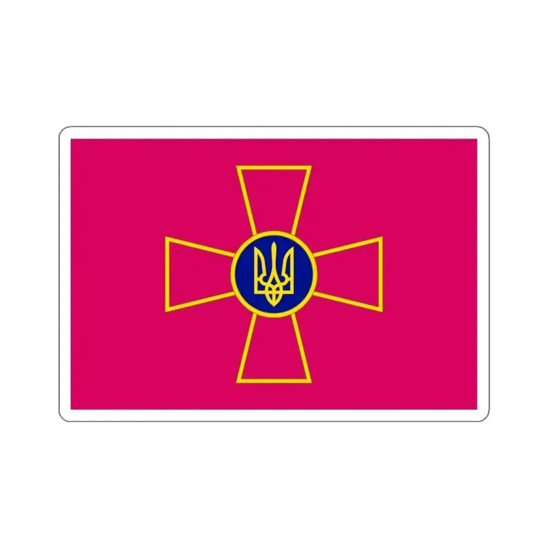 Flag of the Ukrainian Armed Forces STICKER Vinyl Die-Cut Decal 6 Inch - The Sticker Space