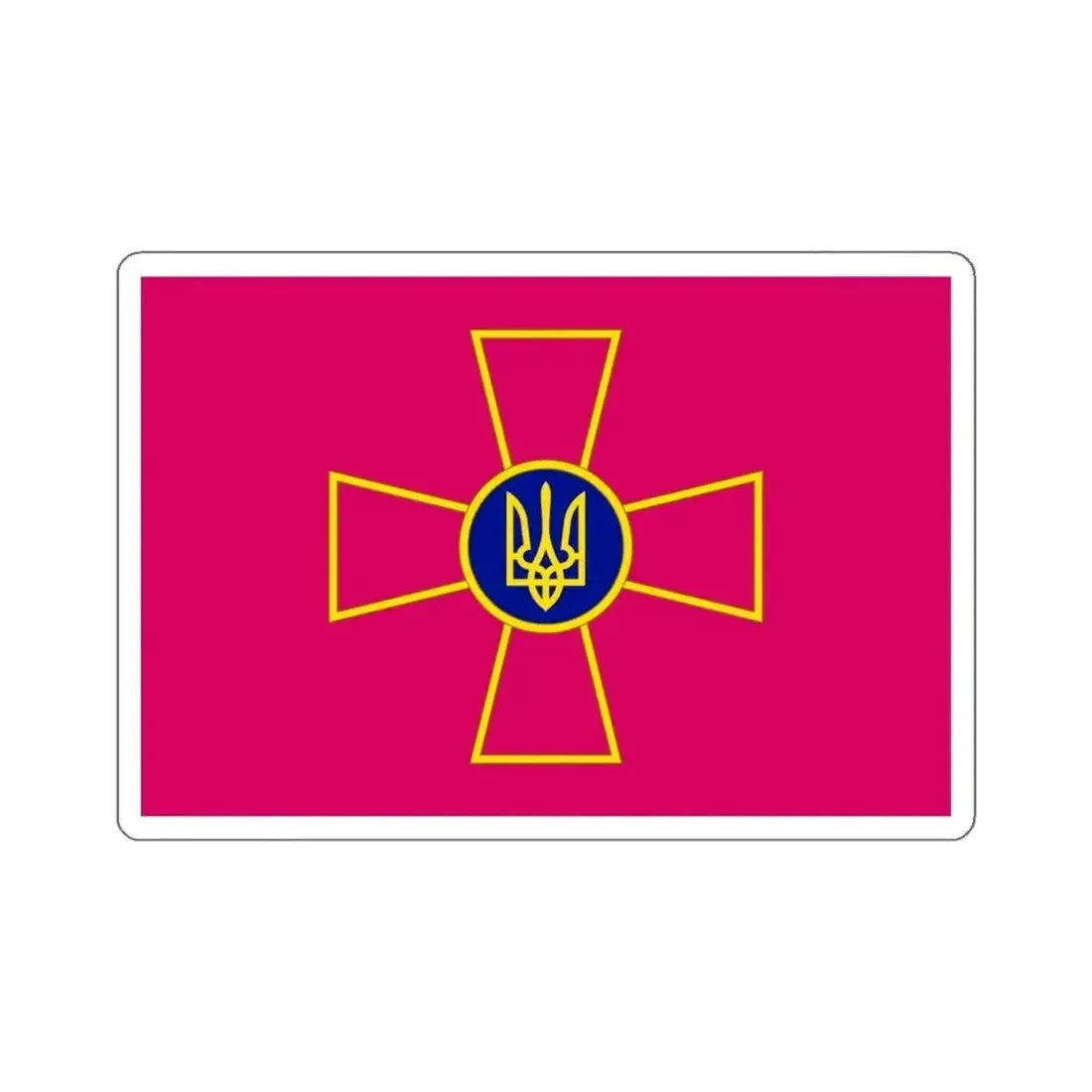 Flag of the Ukrainian Armed Forces STICKER Vinyl Die-Cut Decal - The Sticker Space