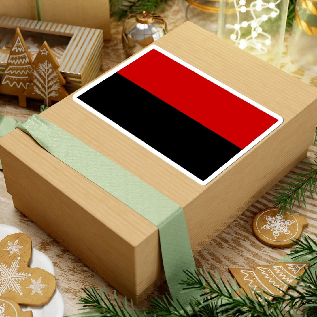 Flag of the Ukrainian Insurgent Army (Ukraine) STICKER Vinyl Kiss-Cut Decal - The Sticker Space