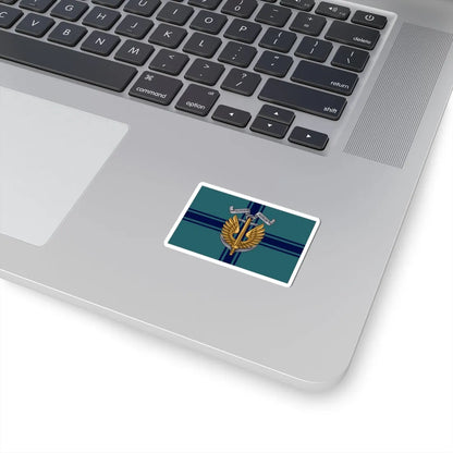 Flag of the Ukrainian Naval Infantry (Ukraine) STICKER Vinyl Kiss-Cut Decal - The Sticker Space