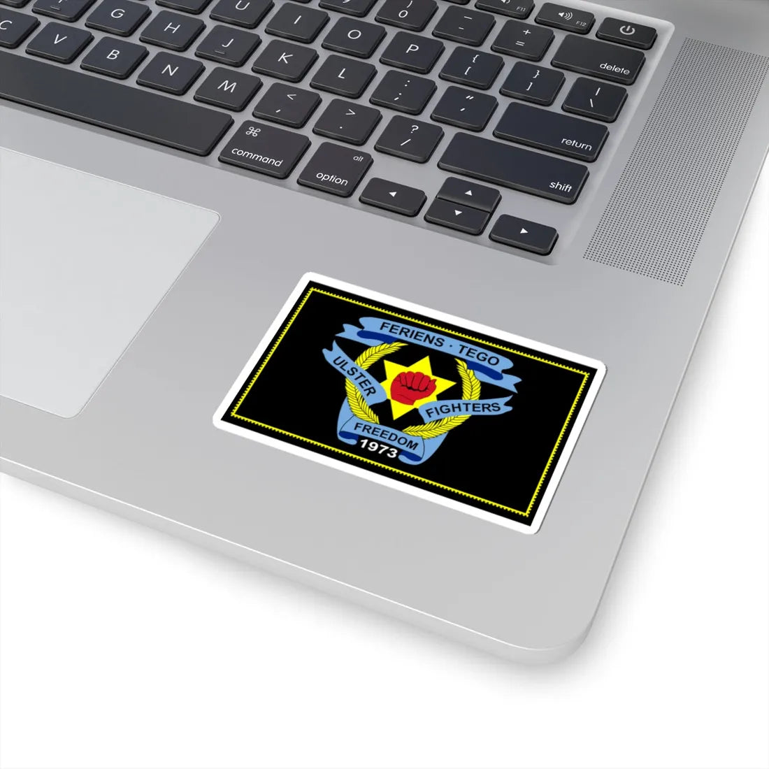 Flag of the Ulster Freedom Fighters (Ireland) STICKER Vinyl Kiss-Cut Decal - The Sticker Space