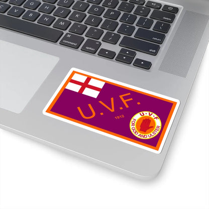 Flag of the Ulster Volunteer Force (Ireland) STICKER Vinyl Kiss-Cut Decal - The Sticker Space