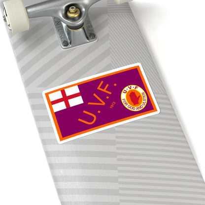 Flag of the Ulster Volunteer Force (Ireland) STICKER Vinyl Kiss-Cut Decal - The Sticker Space