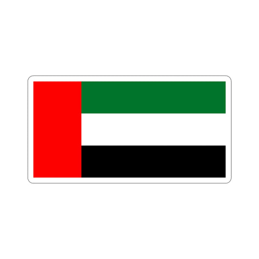 Flag of the United Arab Emirates UAE STICKER Vinyl Die-Cut Decal-6 Inch-The Sticker Space