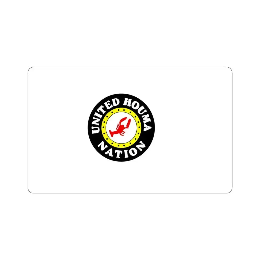 Flag of the United Houma Nation STICKER Vinyl Die-Cut Decal 3 Inch - The Sticker Space