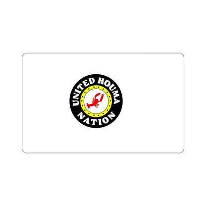 Flag of the United Houma Nation STICKER Vinyl Die-Cut Decal 4 Inch - The Sticker Space