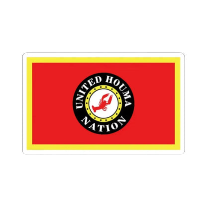 Flag of the United Houma Nation (United States) STICKER Vinyl Kiss-Cut Decal 2 Inch White - The Sticker Space