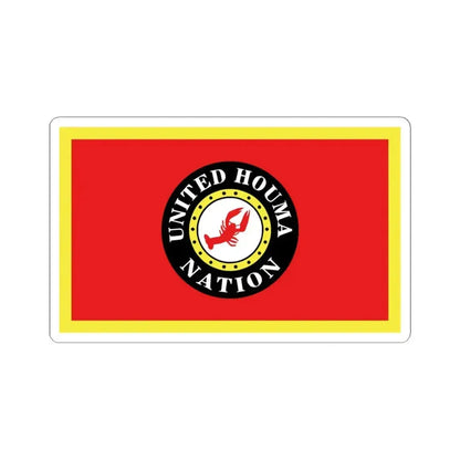 Flag of the United Houma Nation (United States) STICKER Vinyl Kiss-Cut Decal 4 Inch White - The Sticker Space