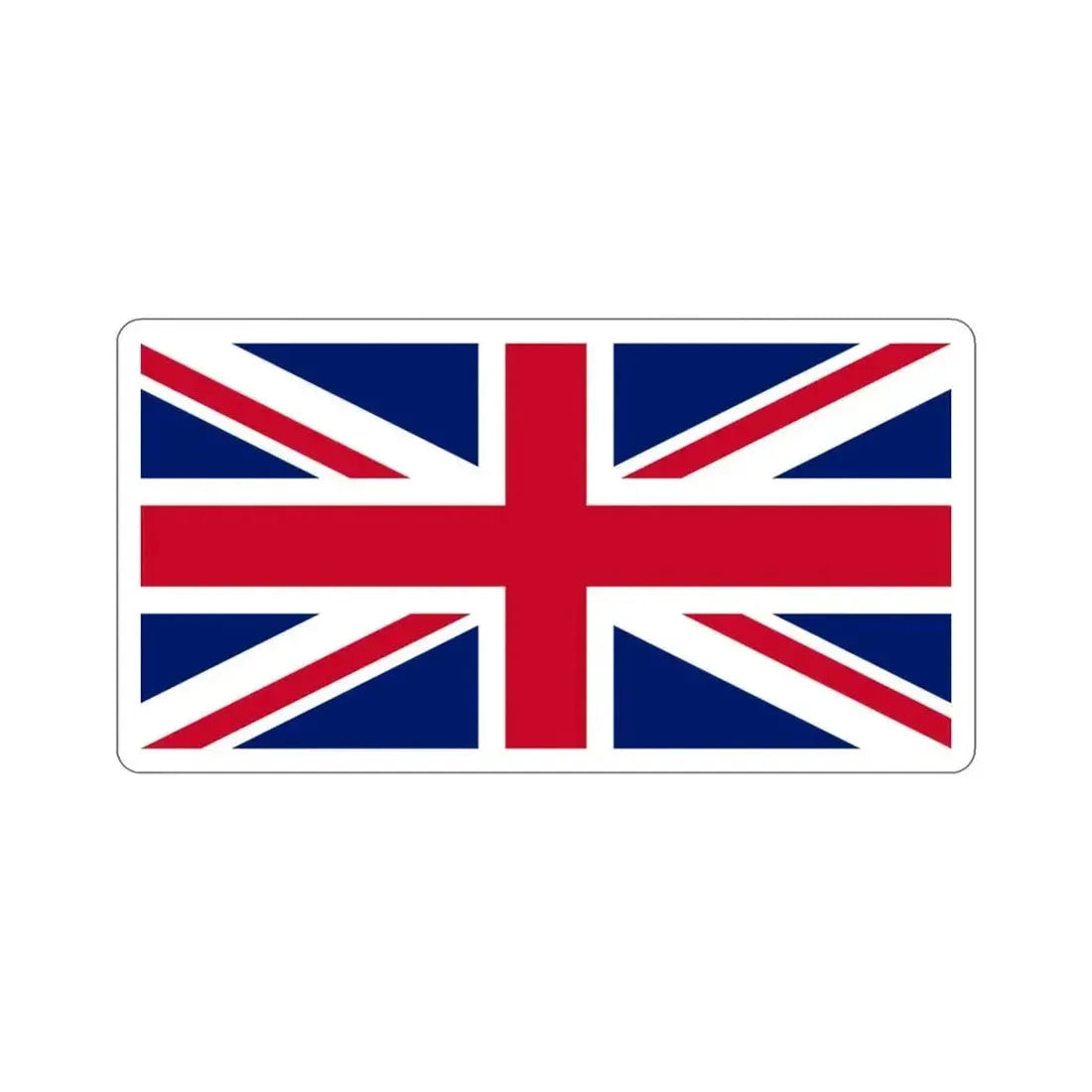 Flag of the United Kingdom UK STICKER Vinyl Die-Cut Decal 3 Inch - The Sticker Space