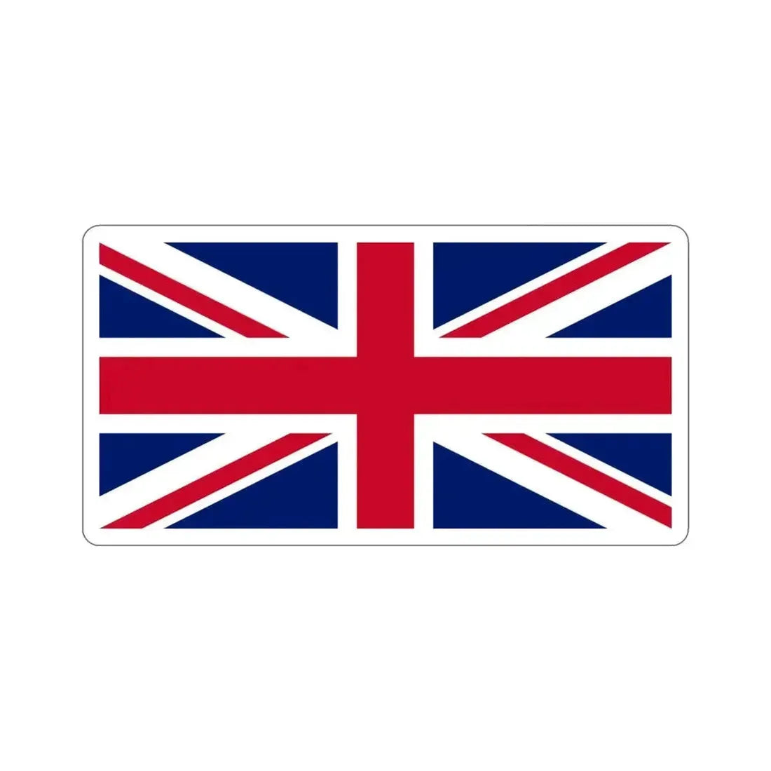 Flag of the United Kingdom UK STICKER Vinyl Die-Cut Decal 4 Inch - The Sticker Space