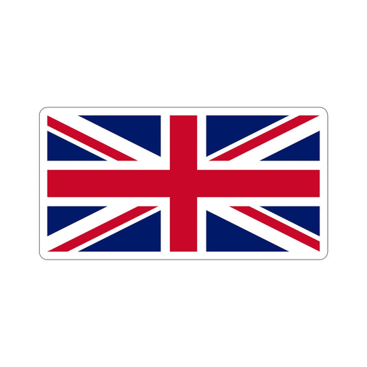 Flag of the United Kingdom UK STICKER Vinyl Die-Cut Decal-6 Inch-The Sticker Space