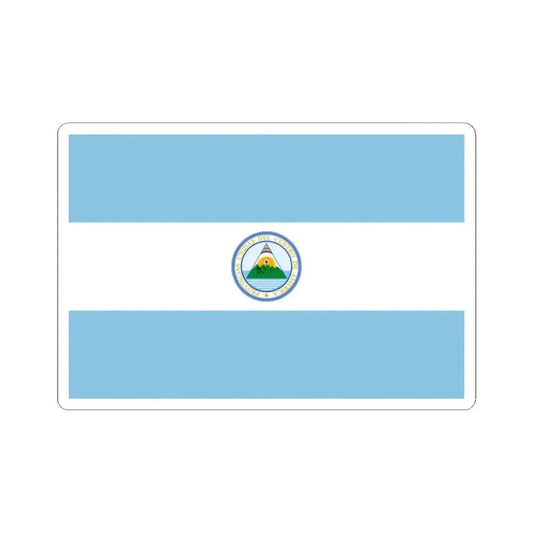 Flag of the United Provinces of Central America (Belize) STICKER Vinyl Kiss-Cut Decal 2 Inch White - The Sticker Space
