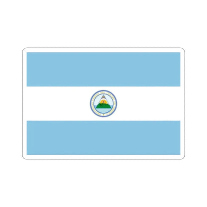 Flag of the United Provinces of Central America (Belize) STICKER Vinyl Kiss-Cut Decal 3 Inch White - The Sticker Space