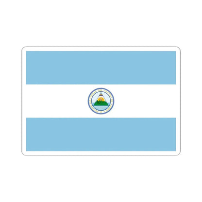 Flag of the United Provinces of Central America (Belize) STICKER Vinyl Kiss-Cut Decal 4 Inch White - The Sticker Space