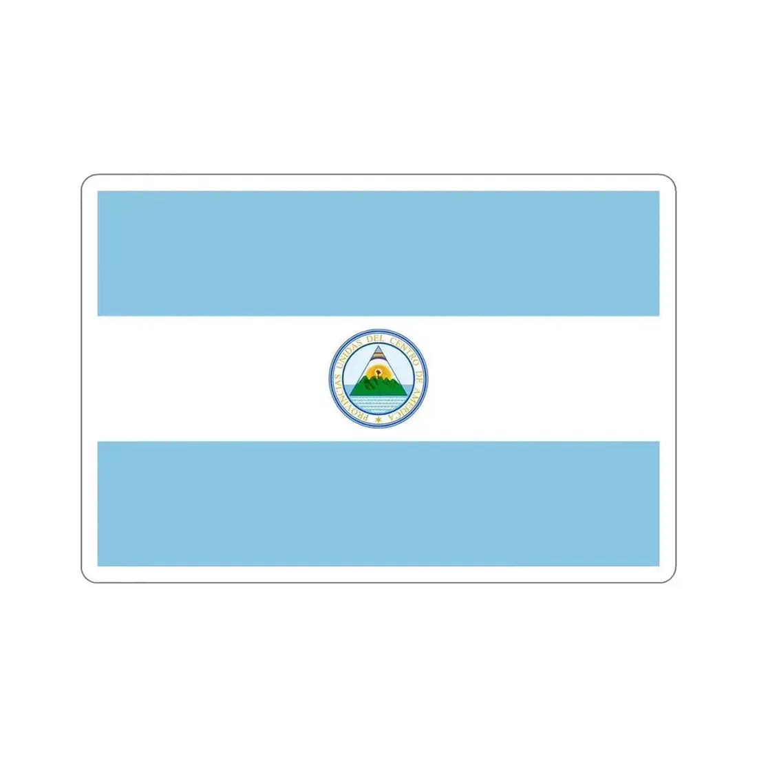 Flag of the United Provinces of Central America STICKER Vinyl Die-Cut Decal 5 Inch - The Sticker Space