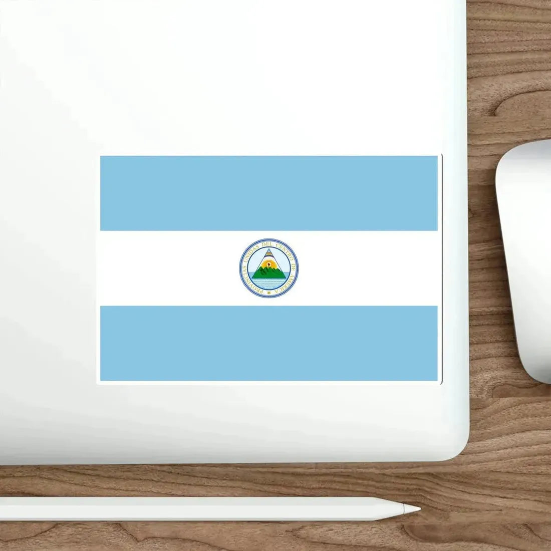 Flag of the United Provinces of Central America STICKER Vinyl Die-Cut Decal - The Sticker Space