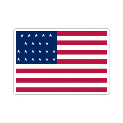 Flag of the United States 1819-1820 3-2 aspect ratio (United States) STICKER Vinyl Kiss-Cut Decal 3 Inch White - The Sticker Space