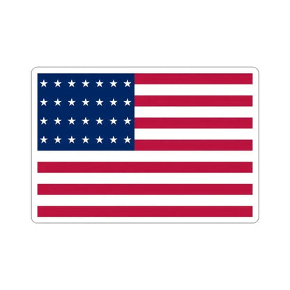 Flag of the United States 1846-1847 3-2 aspect ratio (United States) STICKER Vinyl Kiss-Cut Decal 3 Inch White - The Sticker Space
