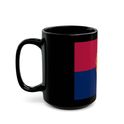 Flag of the United States 25th Infantry Division (U.S. Army) Black Coffee Mug-The Sticker Space