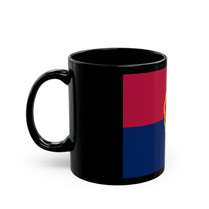 Flag of the United States 25th Infantry Division (U.S. Army) Black Coffee Mug-The Sticker Space